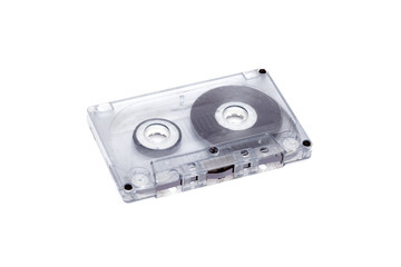Obraz premium tape cassette isolated on white background.