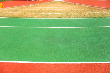 sports ground，A close-up