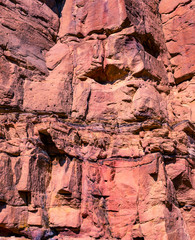 Coloured Canyon is a rock formation on Sinai peninsula. Sights of Nuweiba, Egypt.