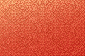 Arabic pattern background. Islamic ornament vector.