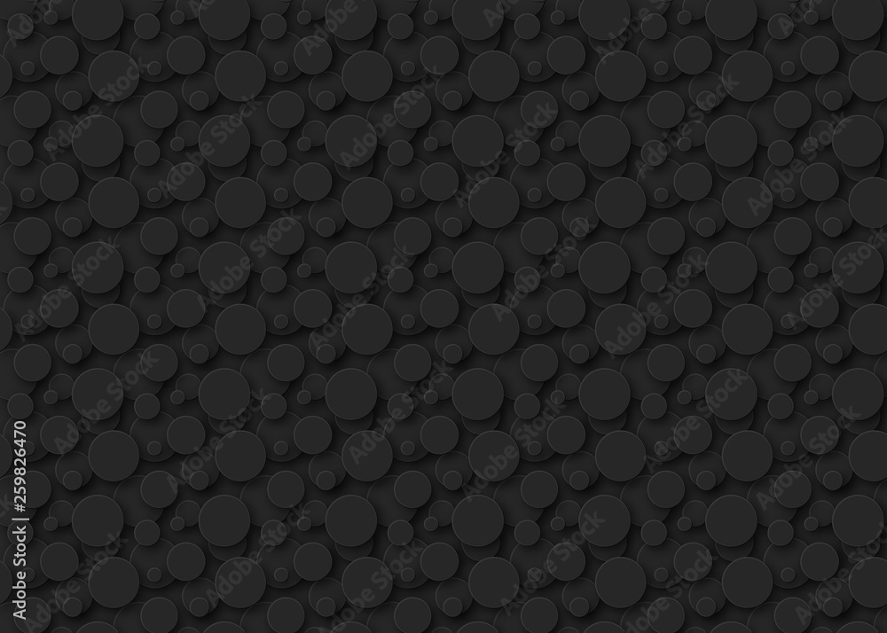 Poster abstract background with rings. texture circles spheres. pattern 3d round elements