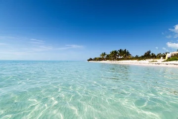 Foto op Canvas The breathtaking white sand beach on Turks and Caicos islands.  © Satoshi Kina