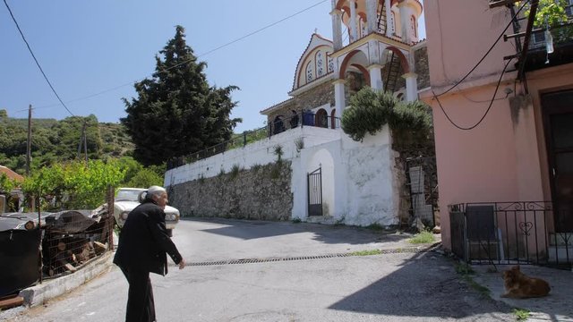 Church in village of Elos, Kissamos, Crete