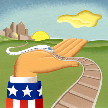 US GOVERNMENT SUPPORT FOR BUILDING NEW RAILROADS