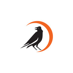 Bird logo icon design template