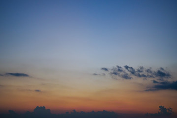 colorful twilight sunset sky