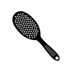 Hairbrush icon. Vector illustration