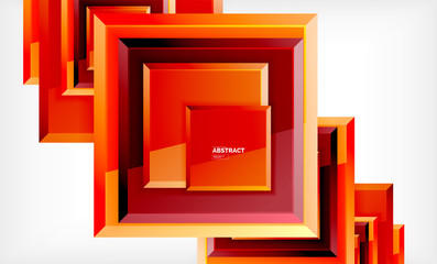 Square geometrical background