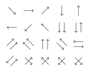 set of arrow icons