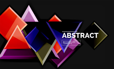 Shiny style geometric background