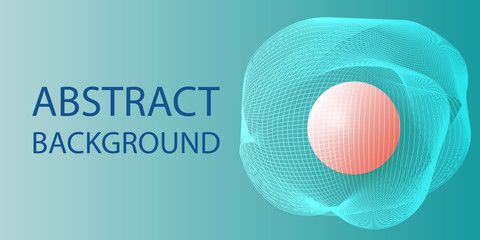 Modern Abstract Geometric Futuristic  Background