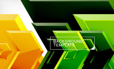 Arrow geometrical abstract background, directional wallpaper concept