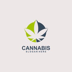 CANNABIS LOGO TEMPLATE