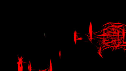 Fototapeta na wymiar Abstract Cool Red Fractal Background