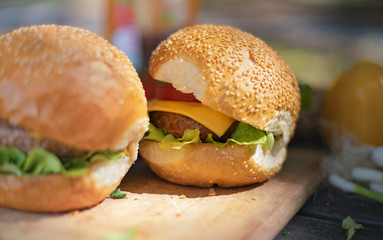 Healthy burger