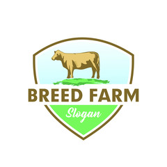 Breed Farm Logo Vector