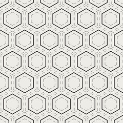 Geometry pattern with hexagon shape