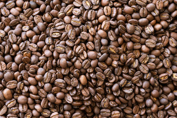 coffee beans roasted coffee beans  background texture