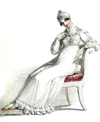 woman in a dress