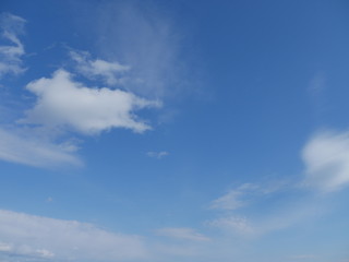 blue sky with clouds