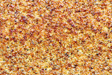 Brown rough sandpaper textured for background.