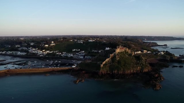 United Kingdom, Channel Islands, Jersey, Gorey, Mont Orgueil Castle (Gorey Castle)