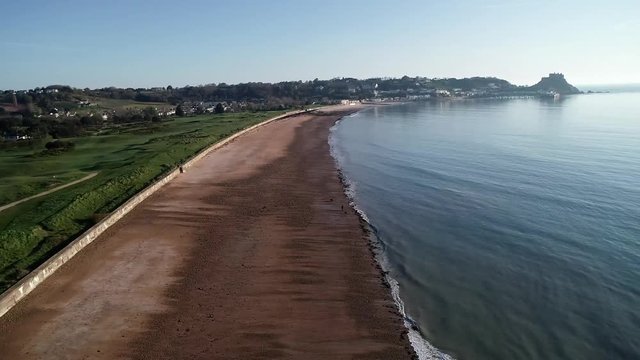 United Kingdom, Channel Islands, Jersey, Gorey, Royal Jersey Golf Course, Mont Orgueil Castle (Gorey Castle)