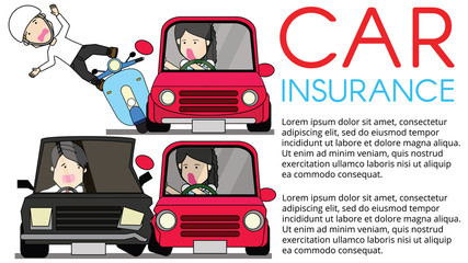 character driven car until side hit