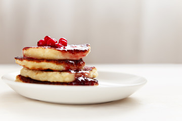 Pancakes with fresh berries