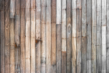 Brown wood plank wall texture background (natural wood patterns) for design.