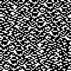 Fototapeta premium simple mosaic repeatable texture. black rectangles on transparent background. vector seamless pattern