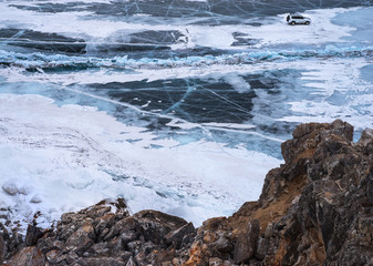 Lake Baikal Cape Burkhan Olkhon Island