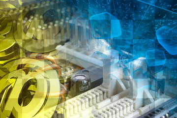 Electronic device and mail signs