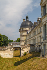 VALENCAY / FRANCE - JULY 2015: View to Valencay castle in Loire Valley, France