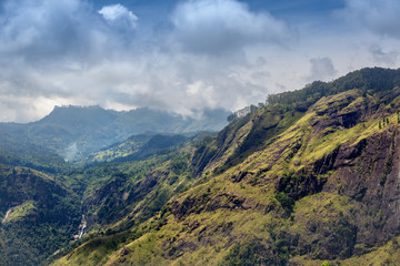 Beautiful mountain landscape, Sri Lanka, Ceylon Island, Ella