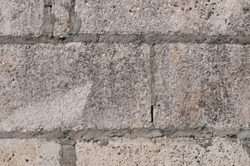 Old cement block wall