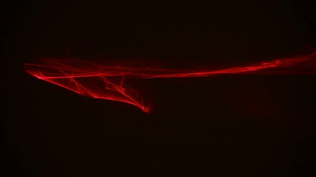 Red streaks light abstract animation background. Seamless Loop