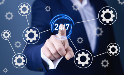 24/7 service, business