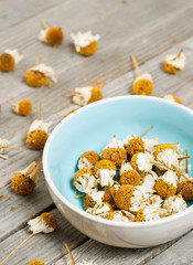 Dried chamomiles