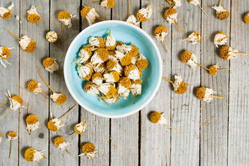 Dried chamomiles