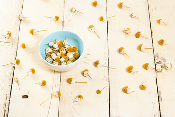 Dried chamomiles
