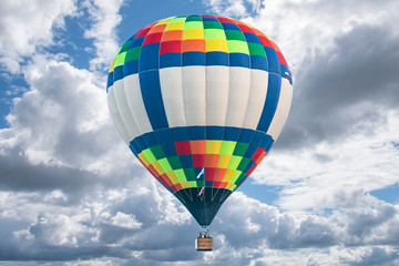 Colorful hot air balloon