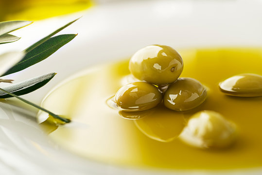 Olive oil background