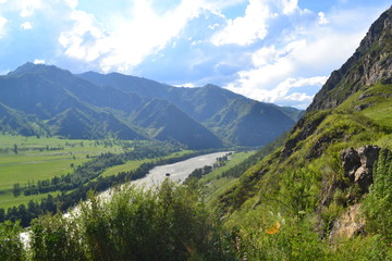 Fototapeta na wymiar river valley