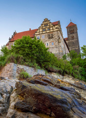Castle hill in Quedlinburg, Germany