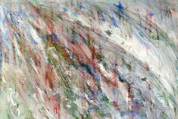 abstract colorful background. the strokes of paint. mixing colored spots on canvas