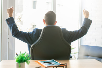 business success concept, leader