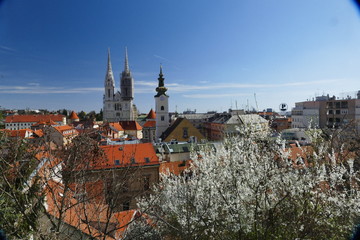Obraz premium Blick auf Zagreb