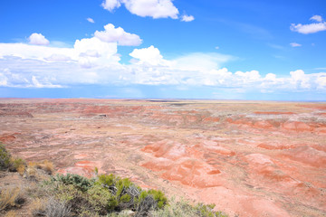 Painted Desert in Petrified Forest National Park, Arizona, USA