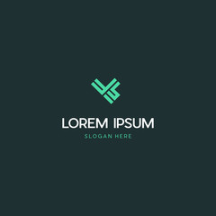 Fototapeta premium Abstract K letter modern initial letter marks logo design, Abstract monogram letter K logo icon design. Minimalist K creative initial based vector template.